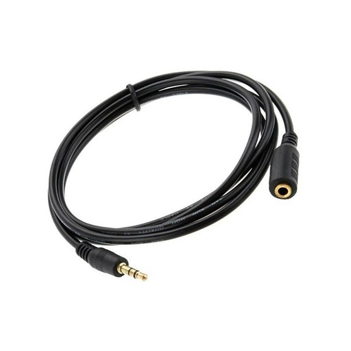 [ZOE-AUD-CBL-MLY01615-BK-323] Zoecan MLY-016-15  3.5mm Auxiliar Extension Cable - 1.5m