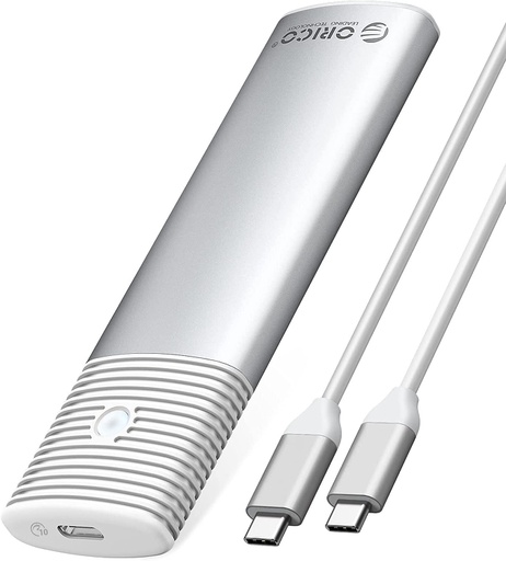 [ORI-STO-SSD-PWM2G2-WH-323] ORICO PWM2-G2 M.2 NVMe NGFF Enclousure  - USB-C, White