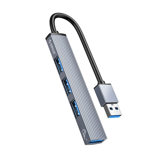 [ORI-ACC-ADP-AHA13GY-GY-323] ORICO AH-A13-GY Hub USB3.0 de 4-Puertos - Gris