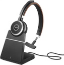 Jabra Evolve2 65 MS Mono - Headset / On-Ear / Noise Cancelling / 14 Hour Battery Life / For Laptop - PC - Smartphone - Tablet / Wireless / Black