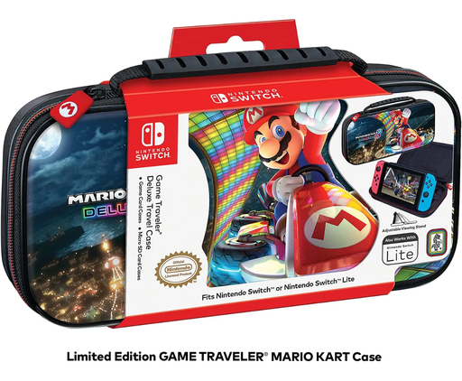 [NIN-GAM-ACC-NNS50R-BK-423] Nintendo Switch Mario Kart Estuche Viajero de lujo para Switch - Negro