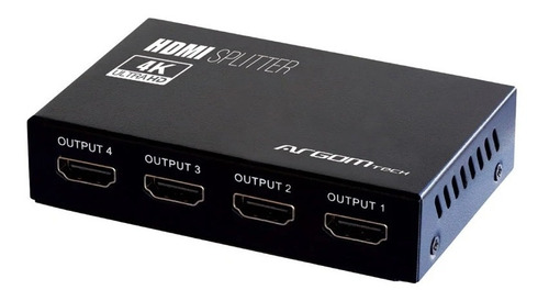 [ACC-AV-ARG-AV5114-BK-423] Argom AV-5114 Splitter HDMI 4K 1-a-4 Puertos / Negro
