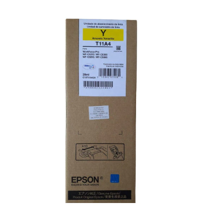 [EPS-PRT-INK-T11A420-YW-423] Epson T11A420 - Tinta para Impresora WorkForce Pro / WF-C5810 / WF-C5890 / Amarillo