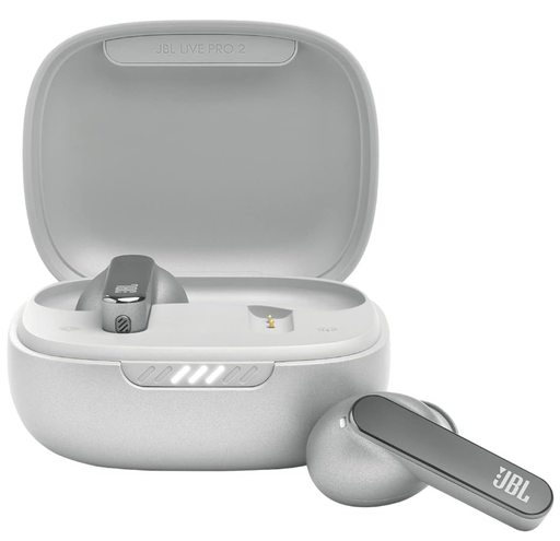 [JBL-AYM-ECL-LIVEPRO2-WH-423] JBL LivePro 2 TWS - Wireless noise canceling headphones / Wireless Charge / White