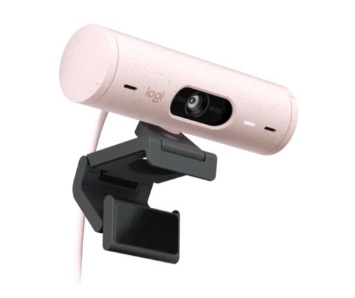 [CAM-WEB-LOG-960001418-PK-423] Logitech Brio 500 - FHD + HDR Webcam / 1080p  30fps (720p 60fps) / USB-C - Pink