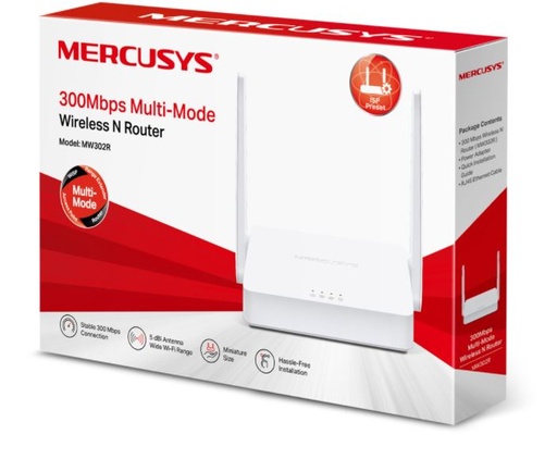 [MRS-NET-ROU-MW302R-WH-320] Mercusys MW302R Wireless N Multimode Router / 300Mbps / White