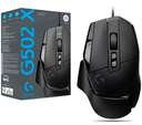 Logitech G502 X - Mouse Inalámbrico para Videojuegos / USB / Negro