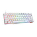 Meetion MK005 Teclado Mecánico de Gaming 60% - Blanco