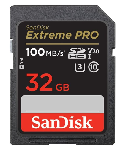 [SAN-MEM-MSD-SDSDXXO032G-224] SanDisk Extreme Pro SDXC - Memory Card 32GB / SDXC UHS-I / ClasE 10 / V30
