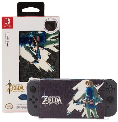 [NIN-GAM-ACC-1502763ZELDA-NA-324] Nintendo Switch Power A Hybrid Cover Zelda - Protector Pantalla Incluido