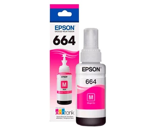 [EPS-PRT-INK-T664320-MG-420] Epson T664 Ink Bottle - Magenta