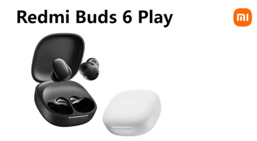 [XIA-ACC-AYM-BUDS6PLAY-WT-424] Redmi Buds 6 Play /M2420E1 - Audífonos Inalámbricos / Bluetooth / Blanco