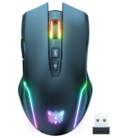[OKA-MSC-ACC-CW905-BK-424] Onikuma CW905 Wireless Mouse Gaming RGB