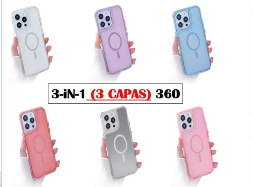 [SPA-CEL-ACC-SPACE360-NA-424] Space Collection 3en1  PC+TPU para Samung/iphone/Redmi/Honor/Tecno