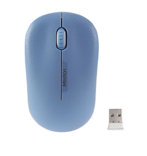 [MET-KYM-ACC-R545-BL-420] Meetion R545 Wireless Mouse - 2.4GHz / 10m / Blue