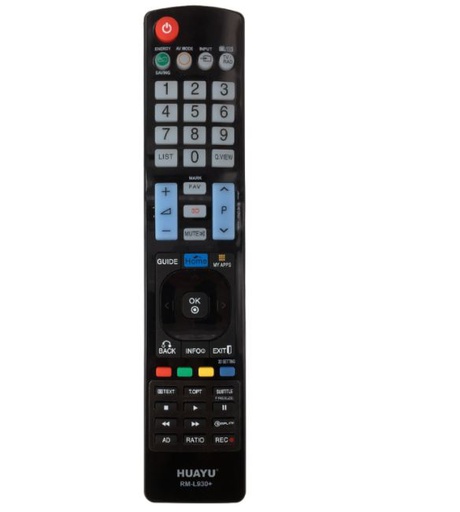 [HUY-ACC-HOM-RML1379-BK-424] Huayu RM-L1379 Universal Remote Control Compatible with LGE. 
