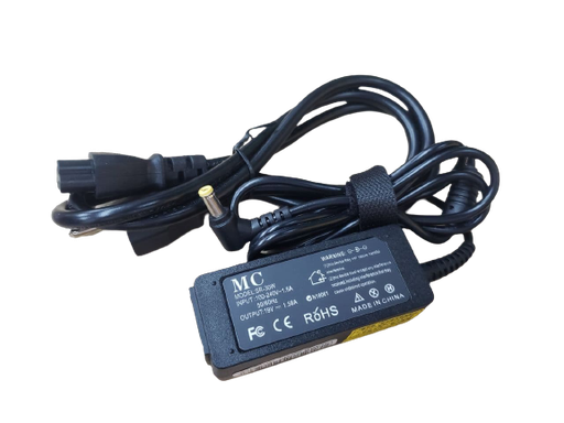 [GEN-PSU-ADP-AC19V158A-BK-420] Adaptador AC/DC Genérico compatible para ACER Cargador 19V1.58A / Tip 5.5*1.7mm