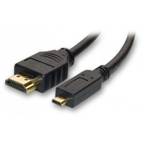 [GEN-MSC-CBL-HDMIMICRO150-BK-420] Genérico Cable HDMI-MicroHDMI / Macho-Macho / 1.5m / Negro