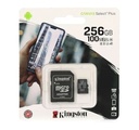 Kingston MicroSD 256GB Canvas Select+ / With Adapter / Black