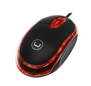 Unno Tekno - Optical Mouse Usb / Red Led / Black