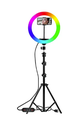 Generica MJ33 Aro de Luce Led Multicolores 13" con Tripod