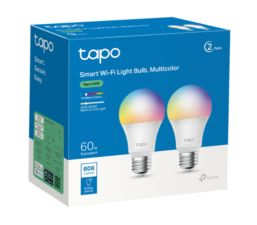 [TPL-ACC-ACC-L530E-NA-325] TP-Link TAPO L530E  - Bombilla LED Inteligente  / Wifi / 110V / Multicolor
