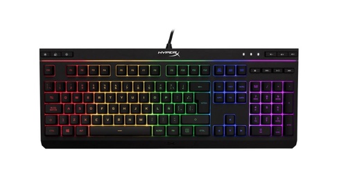 [HPX-GAM-KYM-KB5ME2LA-BK-420] HyperX Alloy Core RGB Gaming Keyboard -  Anti-ghosting / Multimedia / USB  PC, PS4, XBOX One / Spanish