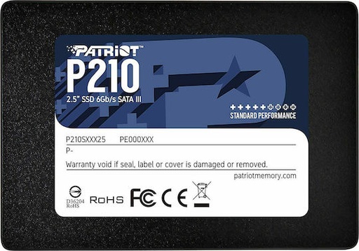 [SSD-PAR-PAT-P210S512G25-NA-225] Patriot P210 - SSD 512GB /  SATA