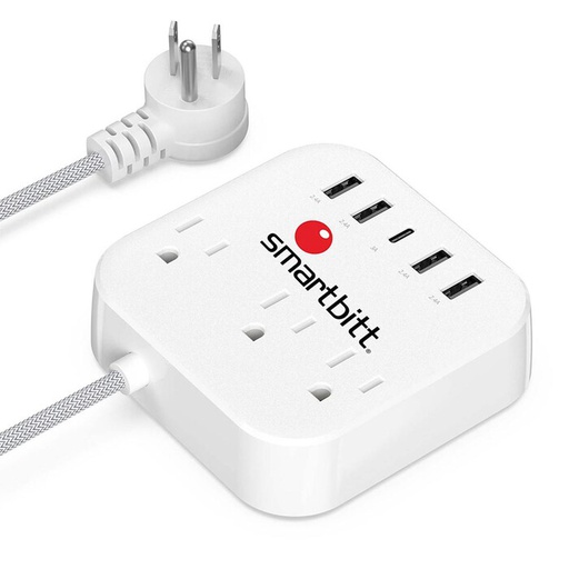 [SMB-UPS-STD-SBSSB35U-NA-325] SmartBit SBSS-B3-5U Travel Power Strip