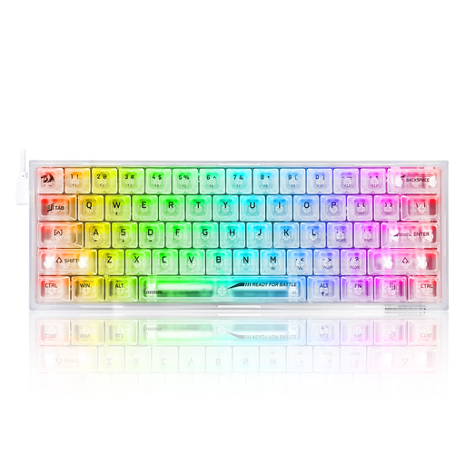 [KYM-GAM-RED-K617CTRGB-NA-225] REDRAGON FIZZ RGB Teclado Gaming Mecánico 60% - USB
