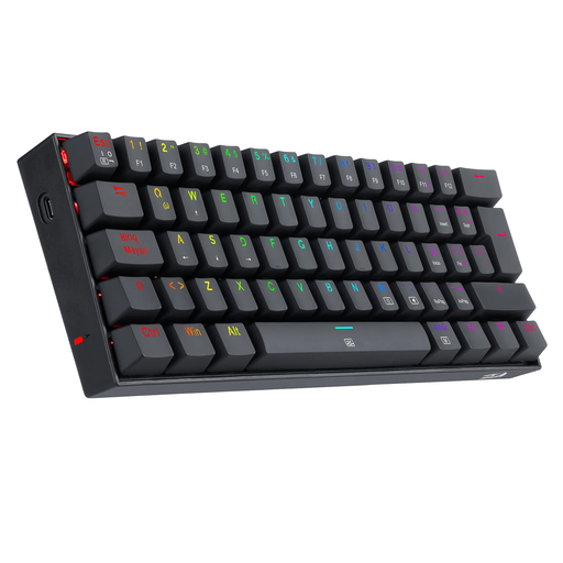 [KYM-GAM-RED-K630RGBB-BK-225] REDRAGON DRAGONBORN 60% Mechanical Gaming Keyboard - USB, Switch Brown / Black